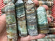 Green Onyx Stripe Points Tower Wholesale -Wholesale Crystals