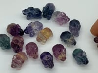 Rainbow Fluorite Mini Elephant Carving Wholesale -Wholesale Crystals