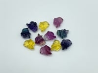 Rainbow Fluorite Caribbean Pirate Captain Skull Carving Wholesale -Wholesale Crystals