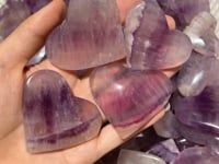 Purple Fluorite Heart Crystal Wholesale -Wholesale Crystals