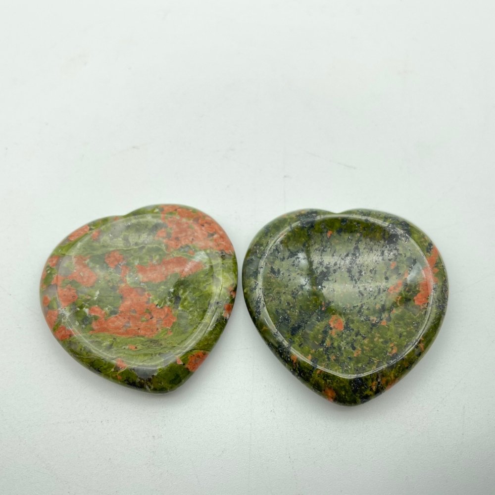 14Types Worry Stone Heart Rose Quartz Obsidian Dragon Blood Stone Wholesale -Wholesale Crystals