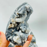 17 Pieces Druzy Sphalerite Ice Cream Shape Carving -Wholesale Crystals