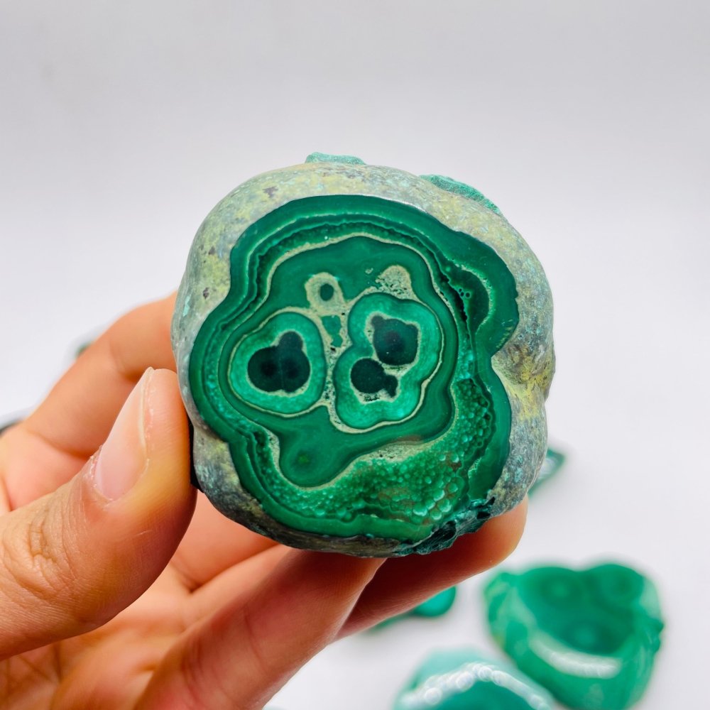 15 Pieces Polished Malachite -Wholesale Crystals