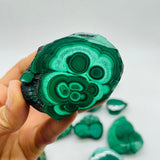 15 Pieces Polished Malachite -Wholesale Crystals