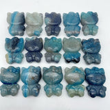 15 Pieces Trolleite Hello Kitty Crystal Carving -Wholesale Crystals