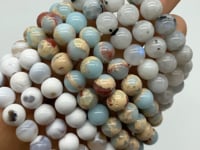 3 Types Bracelet India Moonstone White Agate Wholesale -Wholesale Crystals