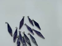 Charoite Rhombus Shape Pendant Wholesale -Wholesale Crystals