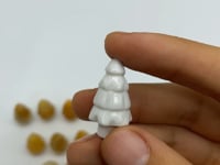 2 Types Mini Christmas Tree Howlite & Yellow Agate Pine Tree Carving Wholesale -Wholesale Crystals