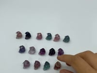 Rainbow Fluorite Eagle Skull Carving Wholesale -Wholesale Crystals