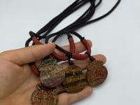 Ocean Jasper Castle Carving Pendant Wholesale