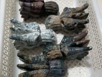 5 Pieces Beautiful Ocean Jasper Dragon Head