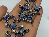 Blue Kyanite DIY Pendant Demon Sword Pendant Wholesale Gothic Sword with Devil Wing -Wholesale Crystals