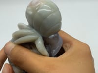 Green Sakura Flower Agate Beetle Skull Carving -Wholesale Crystals