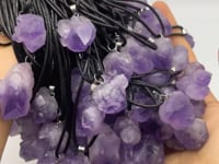 Raw Amethyst Cluster Pendant Wholesale -Wholesale Crystals