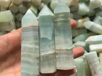 Green Calcite Tower Points Crystal Wholesale -Wholesale Crystals