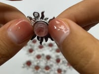 Strawberry Quartz Sun Shape Pendant Crystal Wholesale -Wholesale Crystals