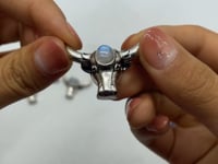 Cattle Head Pendant Wholesale Charoite Moonstone -Wholesale Crystals