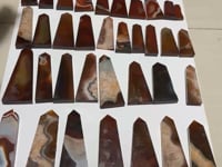 46 Pieces Carnelian Tower Points -Wholesale Crystals