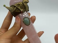 Rose Quartz Magic Wand Carving Crystal Wholesale