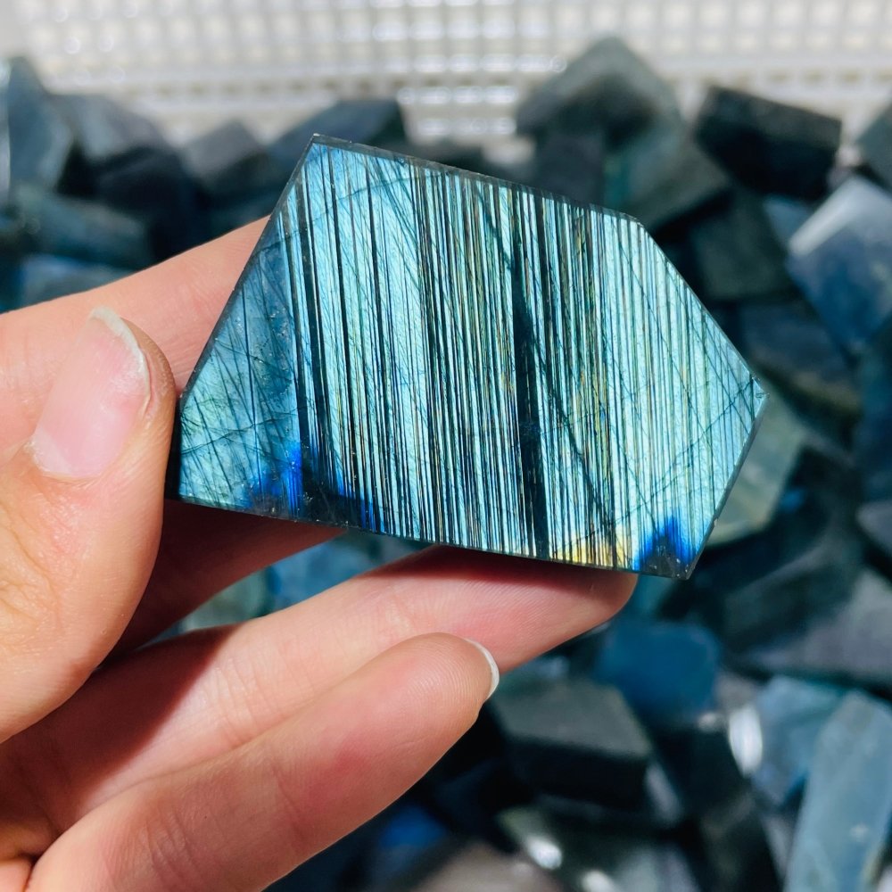 155 Pieces High Quality Small Labradorite Free Form -Wholesale Crystals