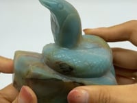 Caribbean Calcite Snake Carving -Wholesale Crystals