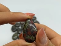 Dragon Blood Stone Teardrop Shape Pendant Wholesale -Wholesale Crystals