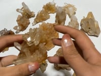 Brazil Orange Quartz Clear Quartz Raw Cluster Wholesale -Wholesale Crystals