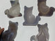 5 Pieces Geode Agate Druzy Cat Closeout