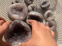 10 Pieces High Quality Amethyst Geode Sphere Ball