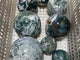8 Pieces Large Geode Druzy Moss Agate Spheres -Wholesale Crystals
