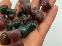 Ocean Jasper Pug Dog Carving Wholesale -Wholesale Crystals