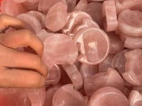 Cat Head Shape Madagascar Pink Rose Quartz Carving Wholesale -Wholesale Crystals