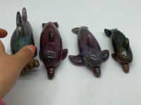 4 Pieces Ocean Jasper Dolphin Fish Carving -Wholesale Crystals