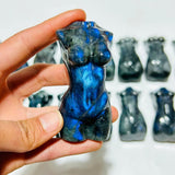 16 Pieces High Quality Labradorite Goddess Large Carving -Wholesale Crystals