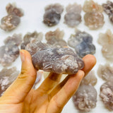 16 Pieces Sakura Flower Agate Beautiful Goldfish Carving -Wholesale Crystals