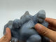 3 Pieces Geode Druzy Agate King Kong Ape Carving -Wholesale Crystals