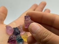 Mini Rainbow Fluorite Owl Carving Wholesale -Wholesale Crystals