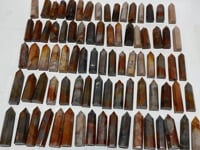 83 Pieces China Red Jasper Stone Points -Wholesale Crystals