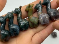 Alpaca Carving Wholesale Ocean Jasper Moss Agate -Wholesale Crystals