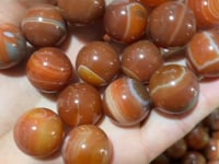 Carnelian Stripe Sphere Ball 