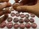 29 Pieces High Quality Rhodochrosite Round Plate DIY Pendant -Wholesale Crystals