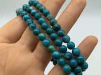 High Grade Chile 3-Loop Chrysocolla Bracelet / Necklace (HGUB04) -Wholesale Crystals