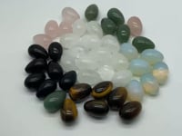 7 Types Mini Egg Clear Quartz Tiger Eye