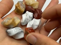 Mini Crystal Flame Carving Wholesale Howlite Crazy Agate