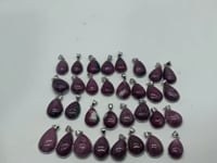 32 Pieces High Quality Ruby Zoisite Pendant Charm