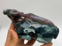 High Quality Ocean Jasper Water Buffalo Carving -Wholesale Crystals
