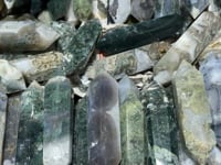 Moss Agate Double Point Tower Wholesale -Wholesale Crystals