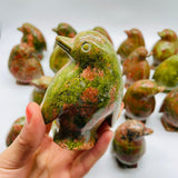 18 Pieces Unakite Penguin Carving -Wholesale Crystals