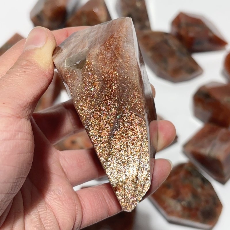 19 Pieces High Quality Sunstone Free Form - Wholesale Crystals