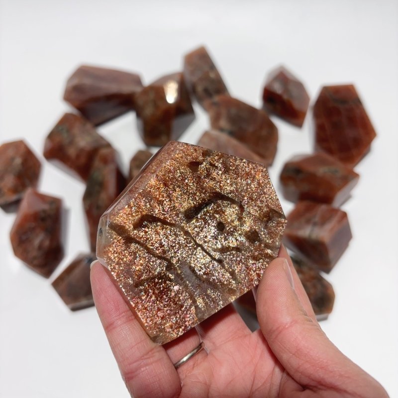 19 Pieces High Quality Sunstone Free Form - Wholesale Crystals